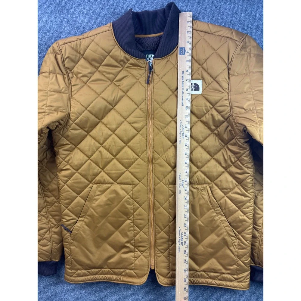 The North Face Cuchillo Insulated Jacket Mens Large Quilted Fleece Lined Bomber